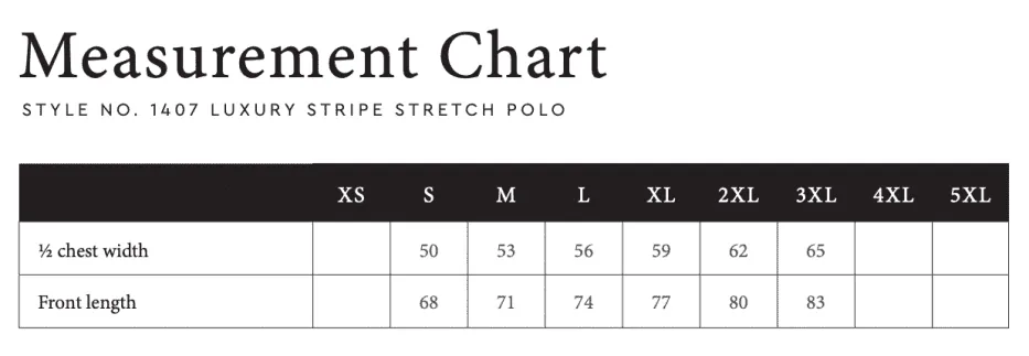 Luxury Stripe Stretch Polo 3