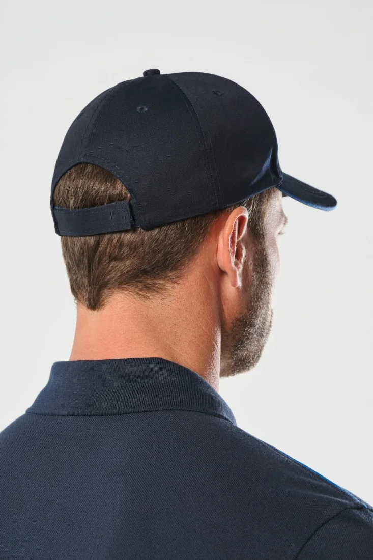 6-Panel-Cap mit Kontrast-Sandwichschirm OEKO-TEX® STANDARD 100 6