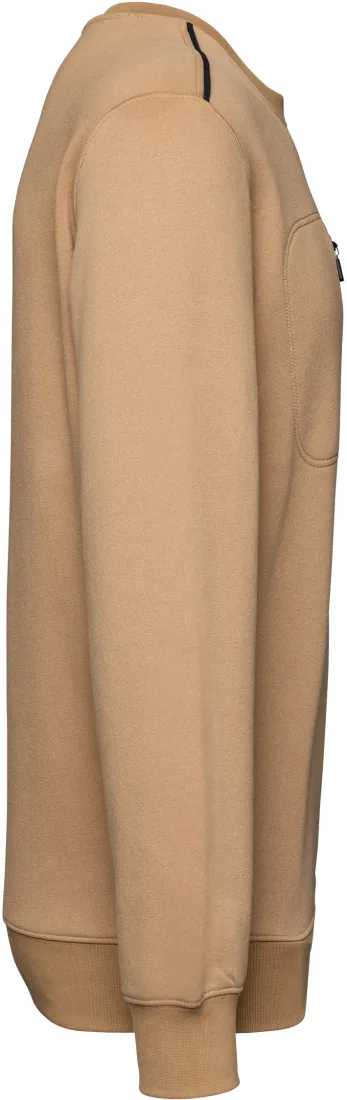 Day To Day Unisex-Sweatshirt mit kontrastfarbener Zip-Tasche 4