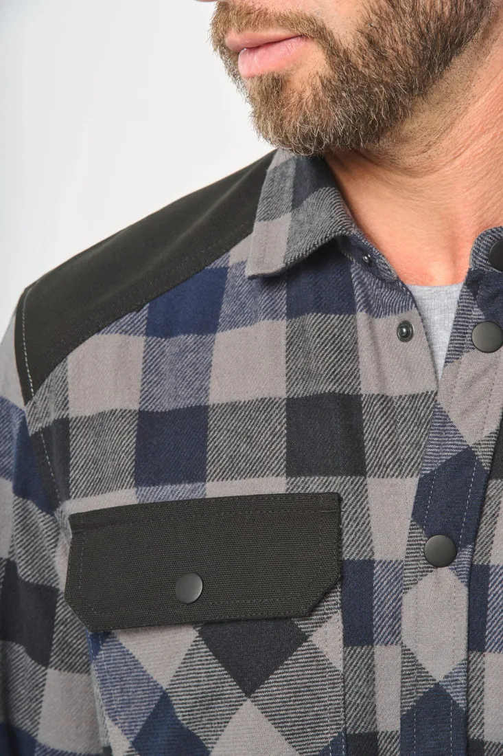 Karohemd mit Taschen für Herren 4