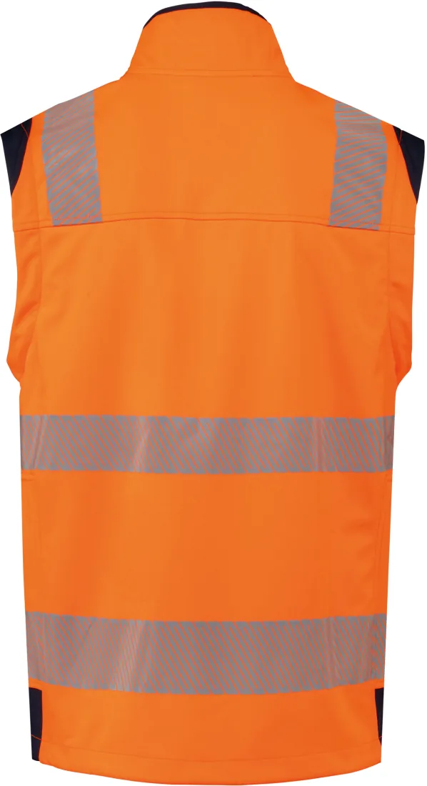 Recycelte Safety Softshell-Jacke mit abnehmbaren Ärmeln 8