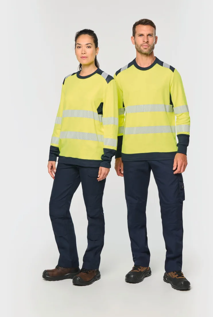 Recyceltes Sicherheits-T-Shirt mit langen Ärmeln 2