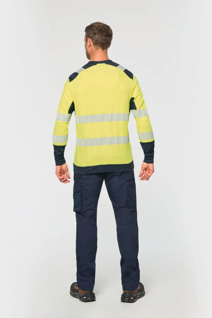 Recyceltes Sicherheits-T-Shirt mit langen Ärmeln 3