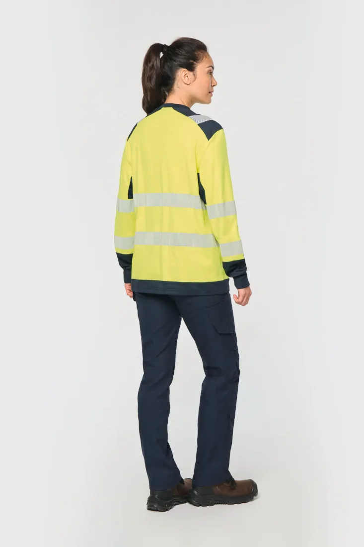 Recyceltes Sicherheits-T-Shirt mit langen Ärmeln 4