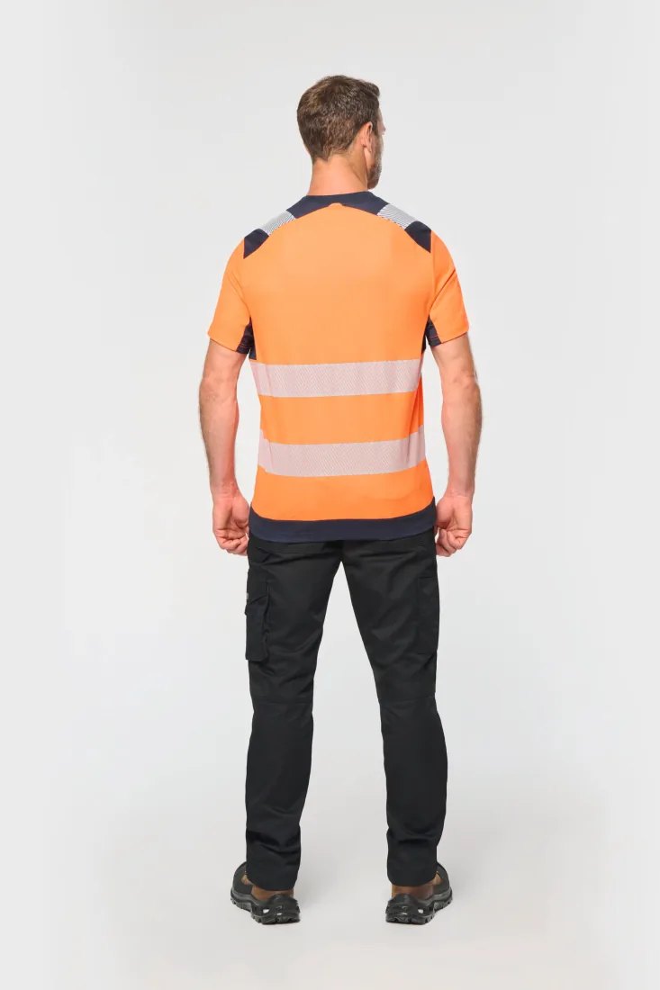 Recyceltes Sicherheits-T-Shirt mit Rundhalsausschnitt und kurzen Ärmeln 6