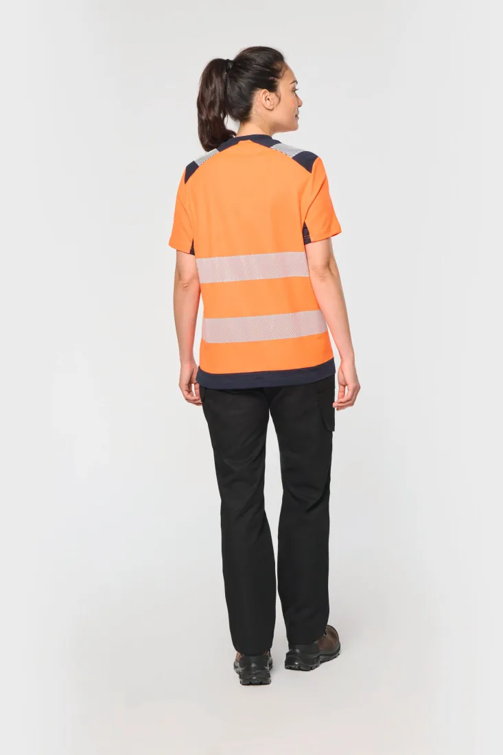 Recyceltes Sicherheits-T-Shirt mit Rundhalsausschnitt und kurzen Ärmeln 8