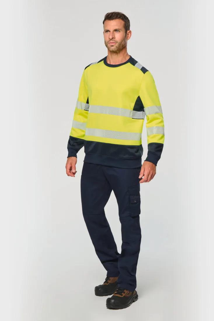 Recyceltes Sicherheitssweatshirt Rundhalsausschnitt 6