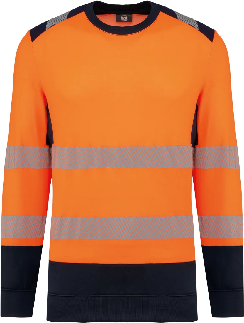 Recyceltes Sicherheitssweatshirt Rundhalsausschnitt