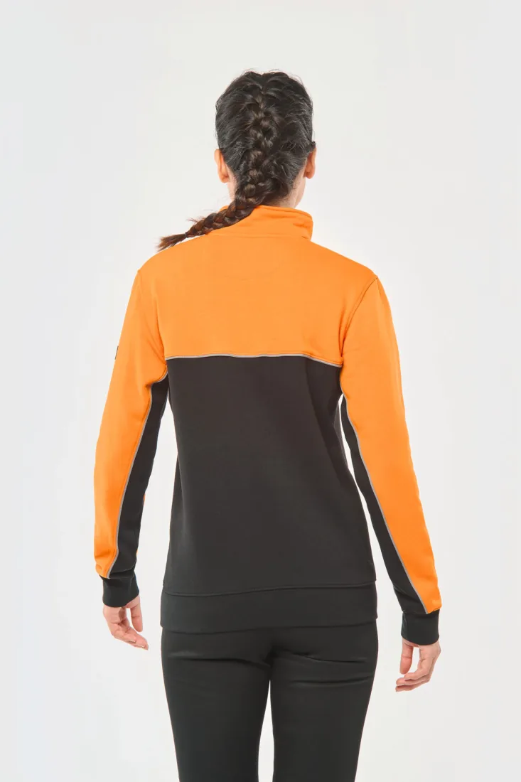 Umweltfreundliches Unisex-Sweatshirt mit Reißverschlusskragen 3