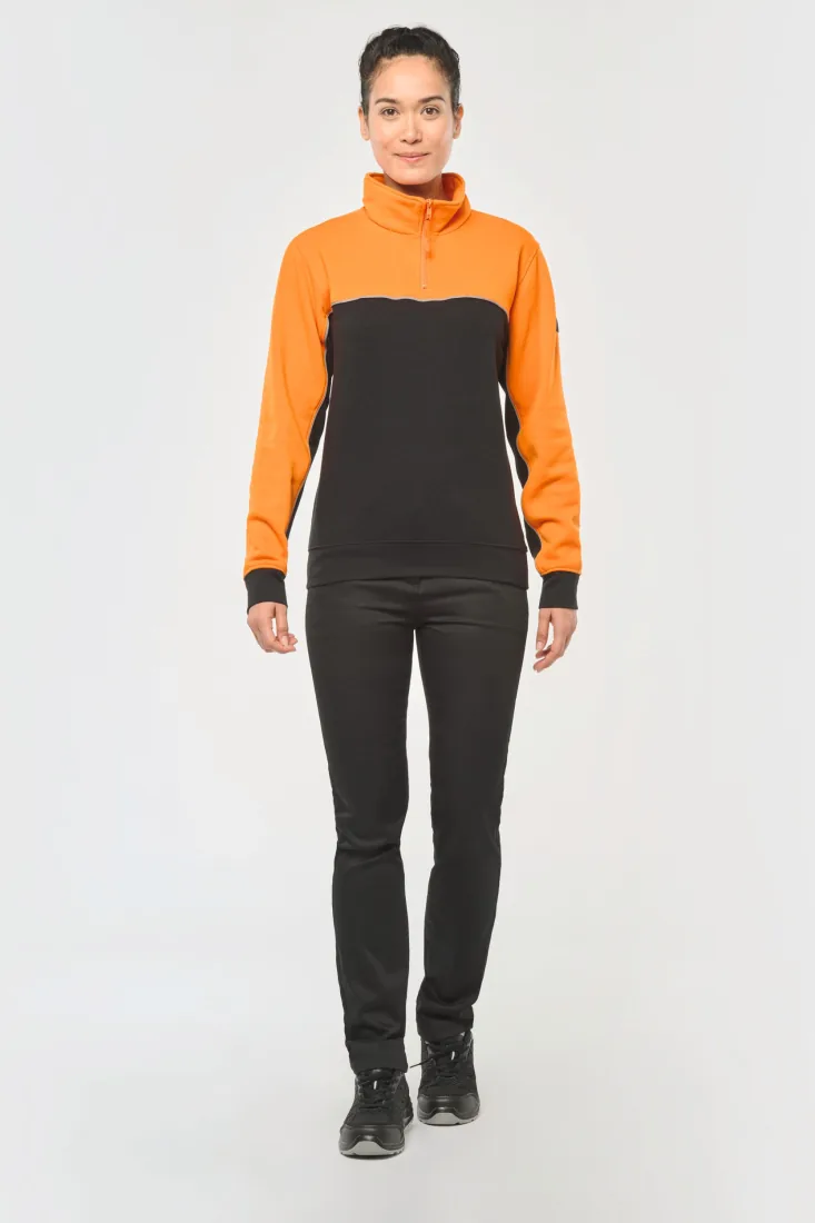 Umweltfreundliches Unisex-Sweatshirt mit Reißverschlusskragen 5