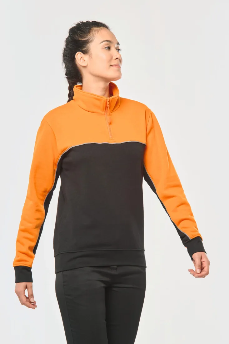 Umweltfreundliches Unisex-Sweatshirt mit Reißverschlusskragen 7
